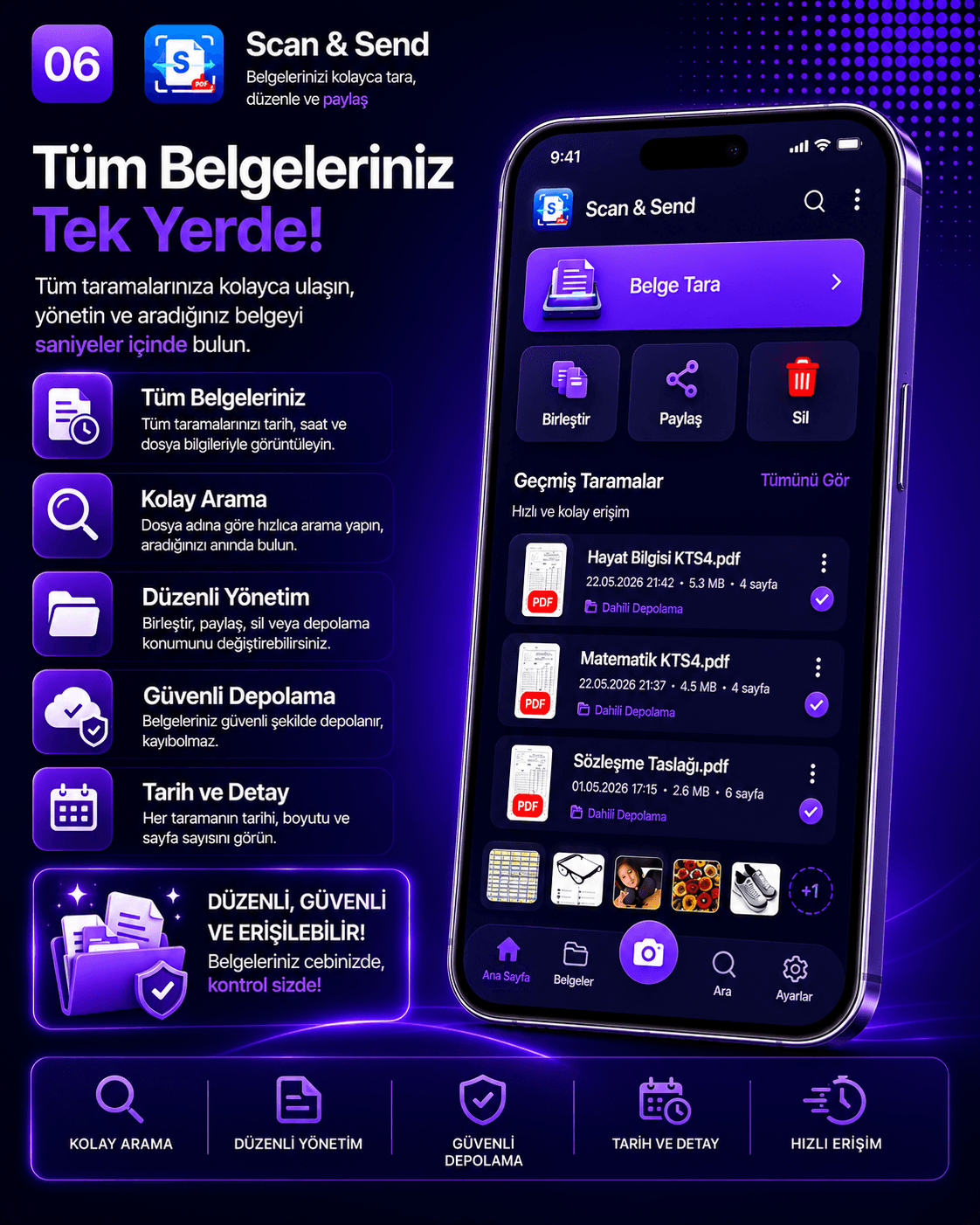 Geçmiş Taramalar